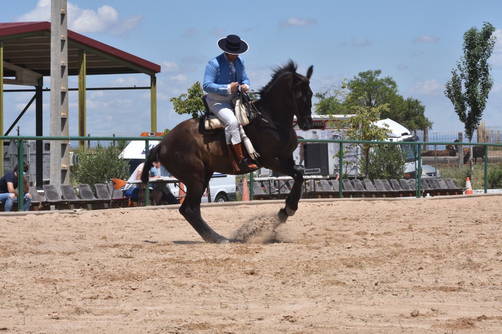 Once binomios alzaron el telón de la Doma Vaquera.